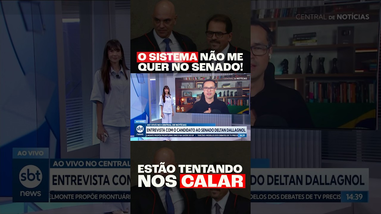O sistema não me quer no Senado e já nem tenta esconder.