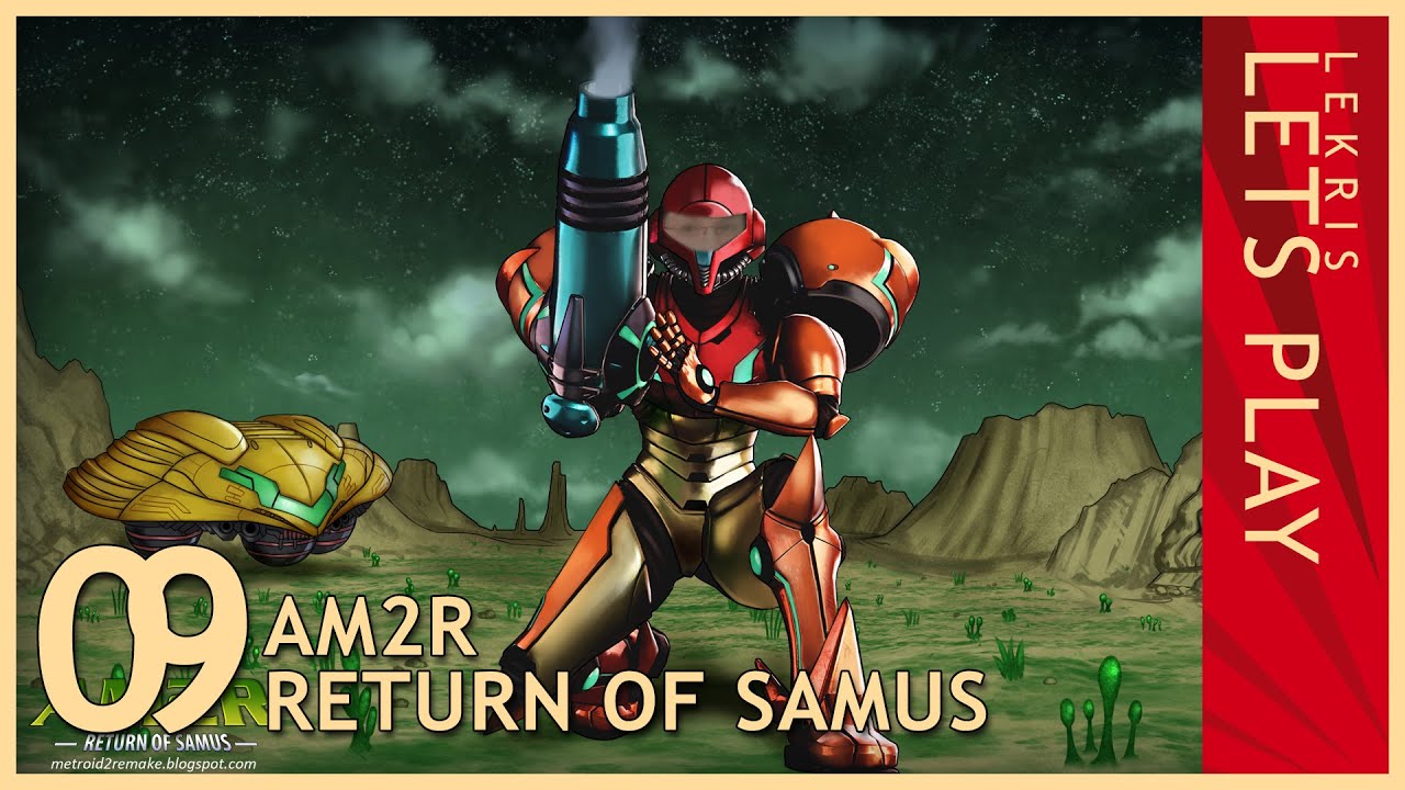 Let's Play AM2R - Return of Samus 1.0 Full Version #09 - Robot Factory - Spazer Beam