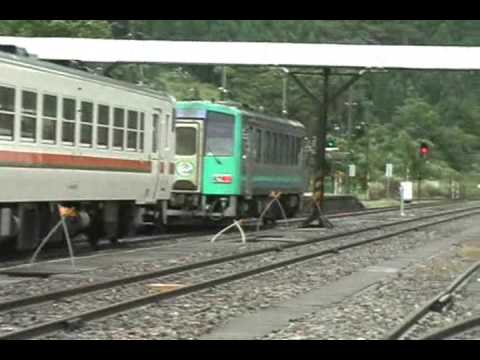 高山本線 キハ40 キハ120 猪谷駅