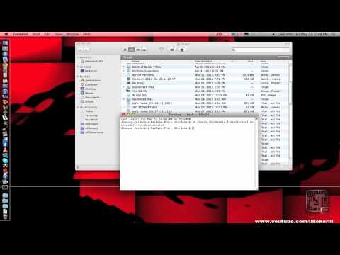 how to empty trash on mac