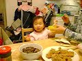 Amy Eating Supper