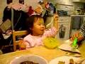 Amy Eating Supper