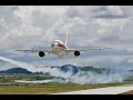 TAP Airbus 310 flyes low
