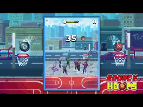 Bouncy Hoops gameplay