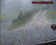 severe hail storm with strong gusts
