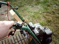 lawnmower and tredmill motor to charg up 12 volt battery bank on a dy with no wind