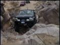 Jes on Snake Bait trail, Rock Crawling in Ridgecrest CA.