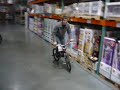 Poping Wheelies at Costco