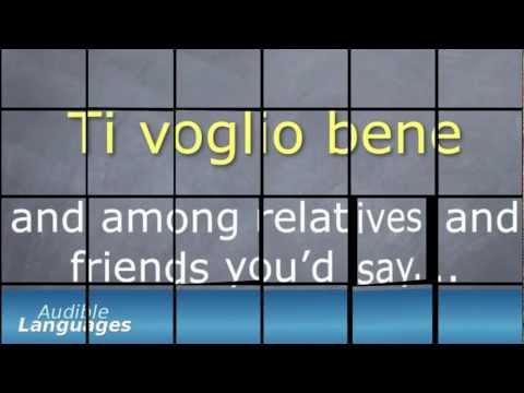 how to i love you in italian