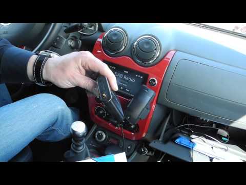 DAB DAB+ USB Mobiler Digital Radio Empfänger von Dension am Parrot Asteroid Smart