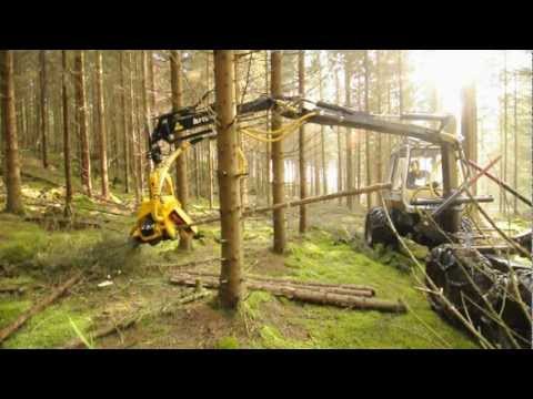Malwa 460 Kombi Skördare Harvester in Thinning