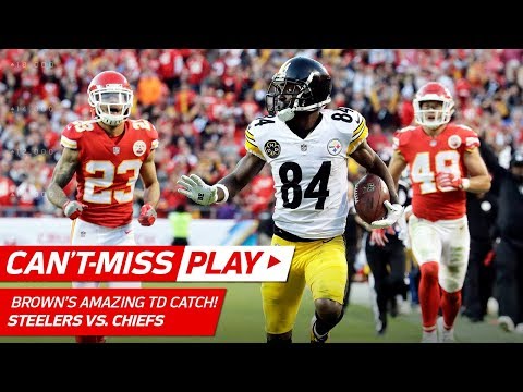 Video: Antonio Brown is a Catch-of-the-Year Nominee w/ this Grab! | Can't-Miss Play | NFL Wk 6 Highlights