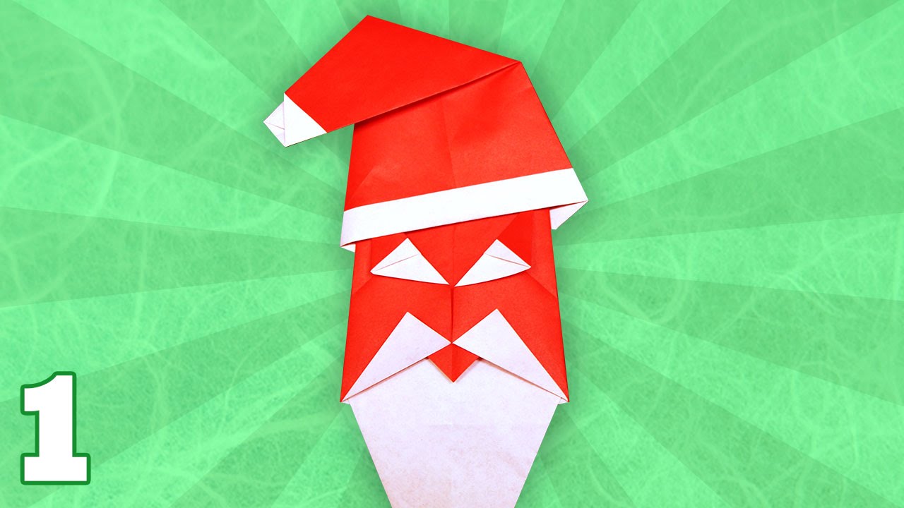 Origami Happy Santa (John Smith)