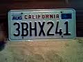 California License Plates California License Plates