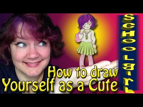 how to draw yourself as a cartoon character