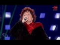 maurane chante au pied de l'atomium � l'occasion des 50 ans de l'europe