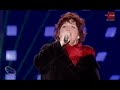 maurane chante au pied de l'atomium � l'occasion des 50 ans de l'europe