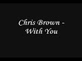 chris brown   with you  piano cover 