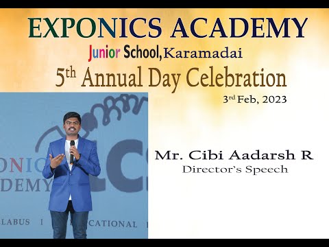DIRECTOR’S ADDRESS 5th Annual Day Celebration