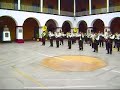 Ensayando en el Colegio, antes del desfile cívico militar. Domingo 27 de julio 2008.