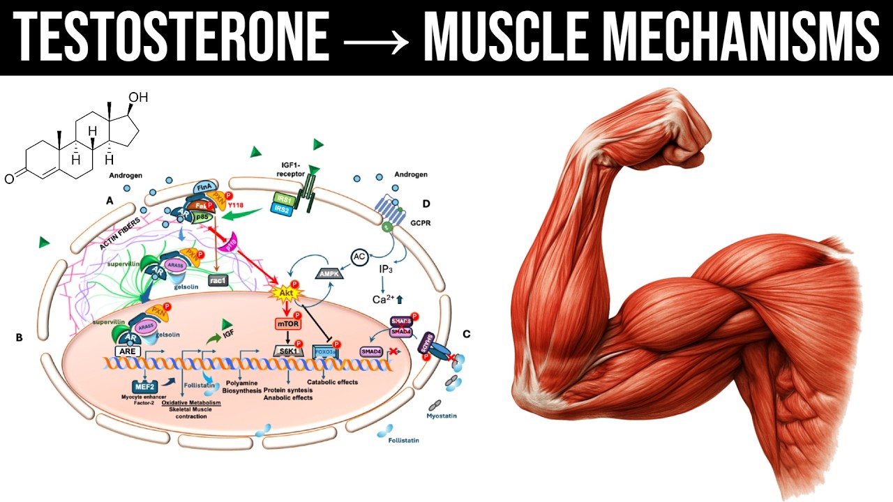 Exactly How Testosterone Increases Muscle Growth (Molecular Mechanisms)