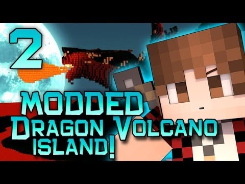Minecraft: Dragon Volcano Island Modded! w/Mitch, Jerome and Ryan! Part 2 - I GOOFED!