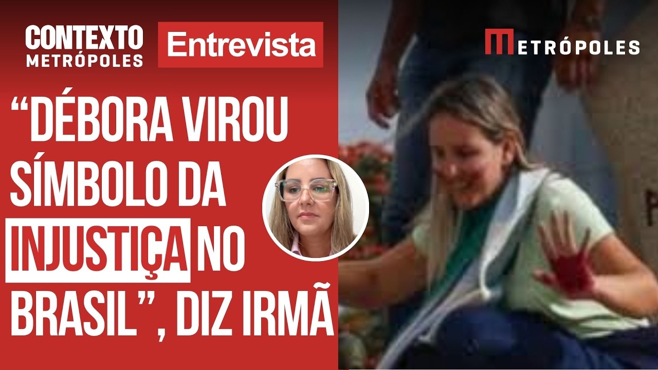 Íntegra: Irmã da Débora do Batom fala sobre aprovação da dosimetria e critica STF