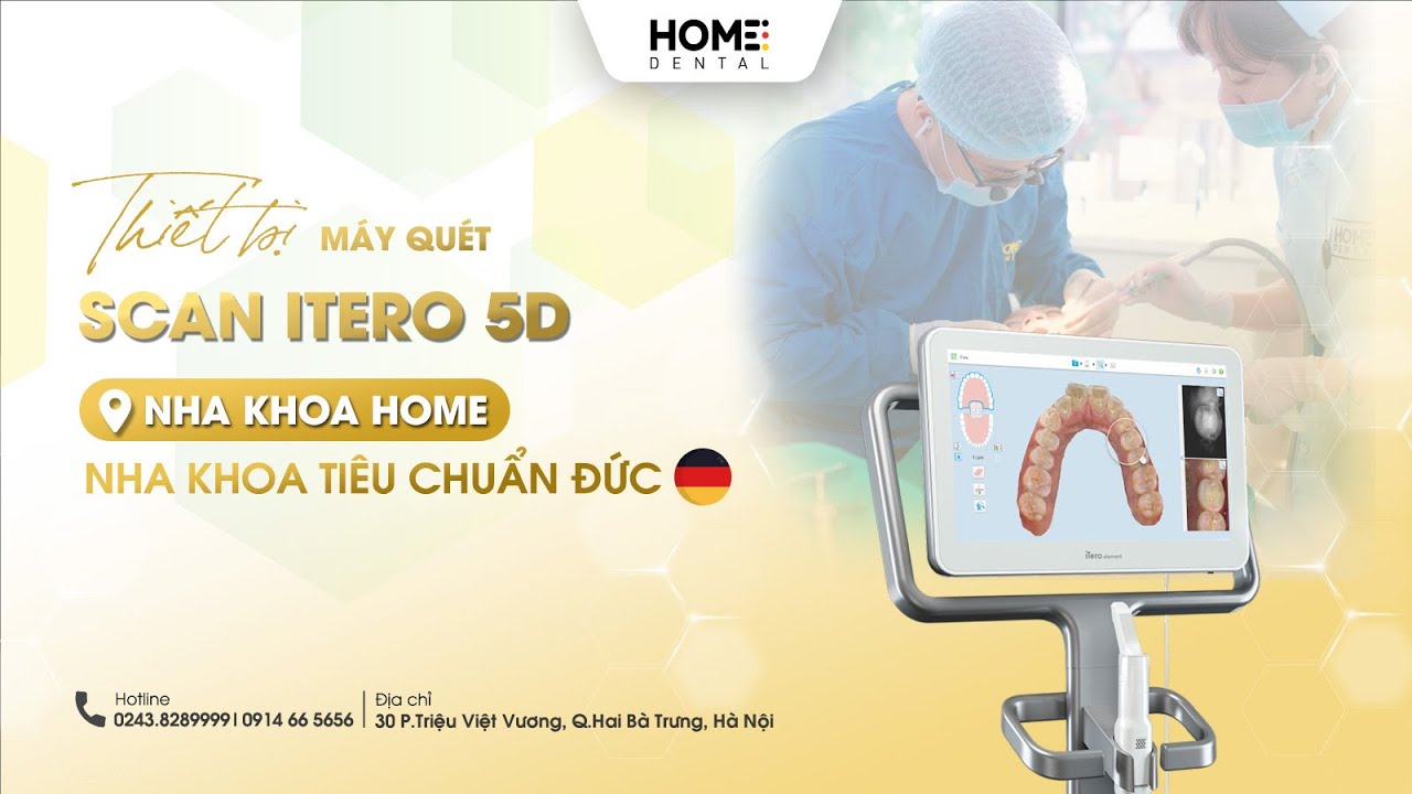 Giới thiệu máy Scan iTero Element 5D tại nhà khoa Home