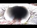 rocks going down storm drainpipe on christmas day in Lake Wildwood