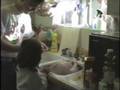 Elise bakes a turkey
