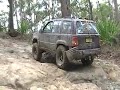 Dads jeep up the rock