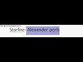 alexander perls- starfire