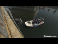 Police divers scour the waterways across the Olympic Park, as the government vow that security will be visible, but not overpowering.