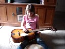 Gracelynn plays a little Mary had a little lamb
