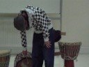 APN-Meryem preparando el taller de percusi�n en Arganda