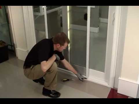 how to remove a sliding glass door