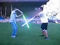 lightsaber fight