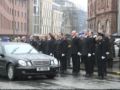 Hundreds line streets for Edinburgh firefighter's funeral