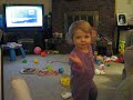 Charlotte dancing to Thomas the Tank Engine Charlotte dancing to Thomas the Tank Engine