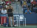 Nicole Vaidisova Angry US Open 2007