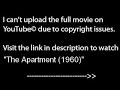 The Apartment (1960), PART 1 /9,WATCH full film/movie online part1