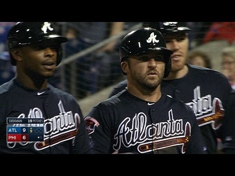 Video: Braves launch five homers in victory