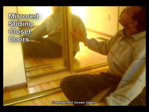 how to attach sliding closet door