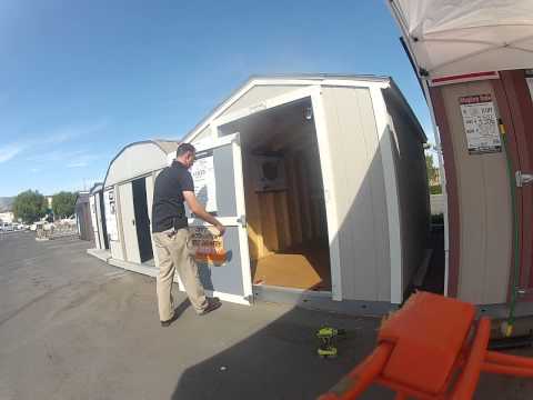 how to hang a shed door with t hinges