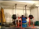 Box Squats with too big Suit: 250 kg, 270xx, raw 5 x 180 kg