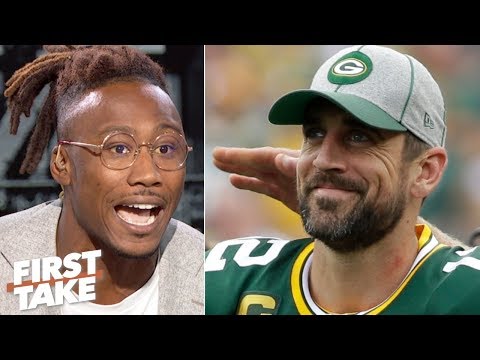 Video: Brandon Marshall downplays Aaron Rodgers' heated exchange with coach Matt LaFleur | First Take