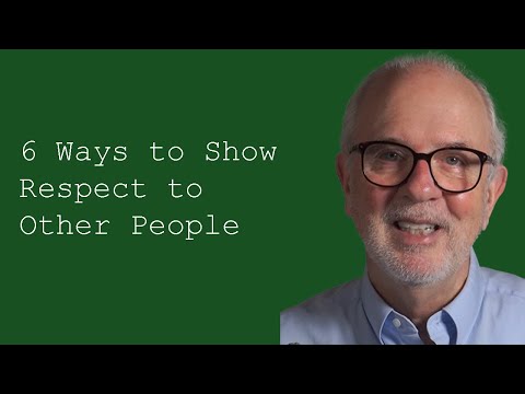 how to treat others with respect