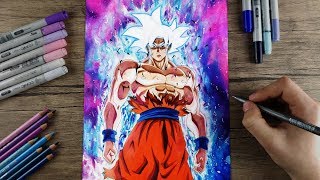 Drawing Goku MASTERED ULTRA INSTINCT  Final Form