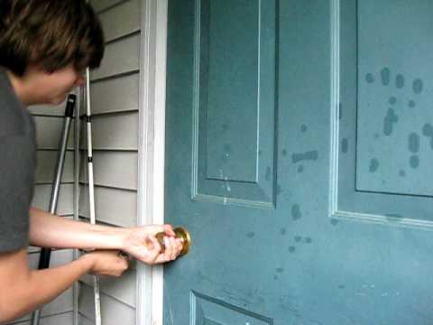 how to open a door