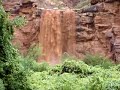 New waterfall from Havasu flash flood 8-17-08